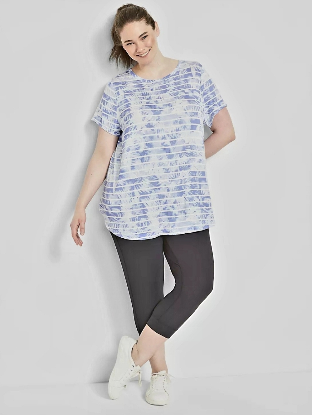 Lane Bryant Livi Tie-Dye Short Sleeve High-Low Tee Size 18/20